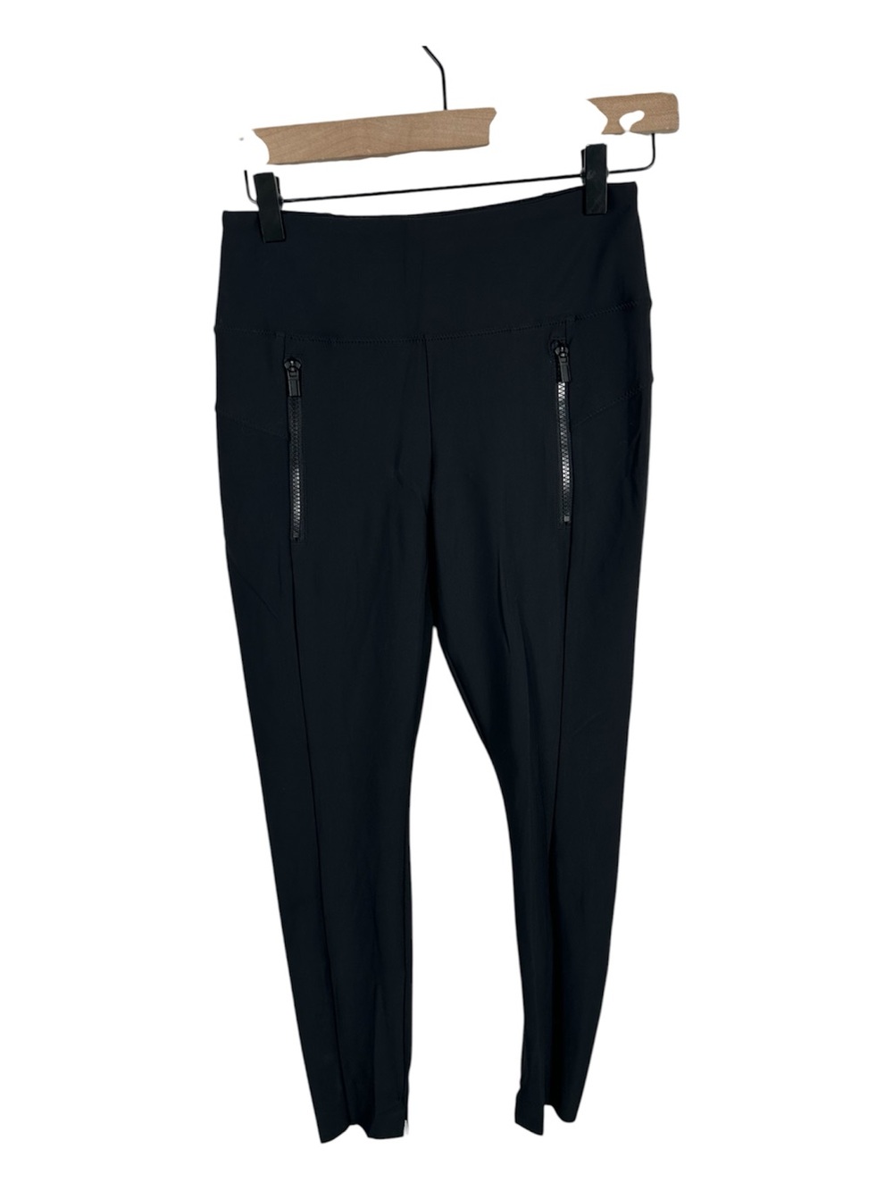 Athleta Stellar Tight Leggings Black High Rise Zip Pocket Women’s XSP - Picture 3 of 11